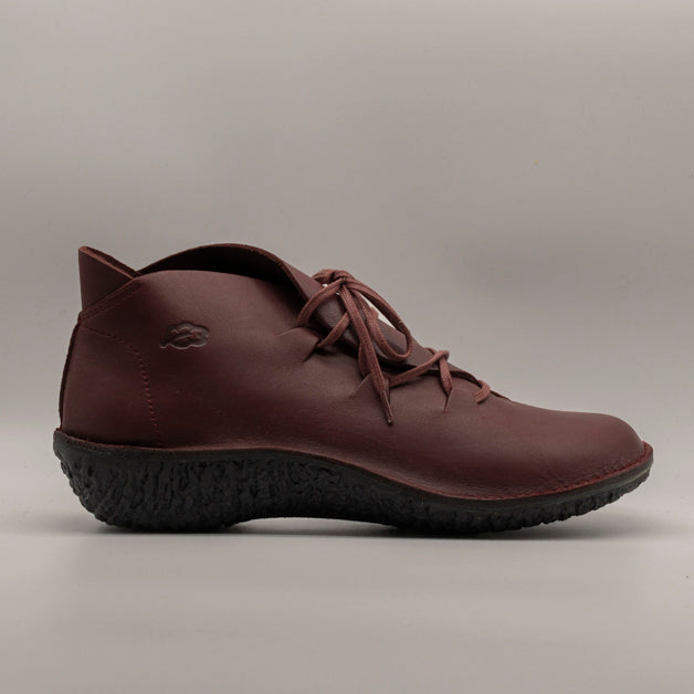 Loints of Holland 37951 polacchino donna rosso burgundi - scarpe di qualità venduta a Milano da Pli-Pla