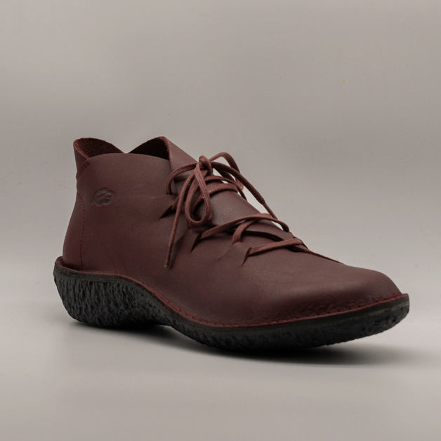 Loints of Holland 37951 polacchino donna rosso burgundi - scarpe di qualità venduta a Milano da Pli-Pla