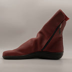Loints of Holland 79005 Stivaletto Donna in Pelle con Zip rosso - scarpe di qualità venduta a Milano da Pli-Pla