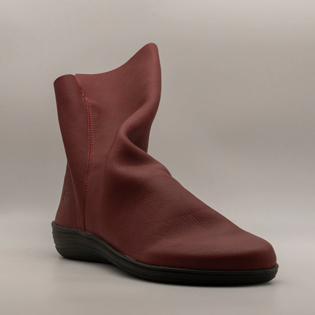 Loints of Holland 79005 Stivaletto Donna in Pelle con Zip rosso - scarpe di qualità venduta a Milano da Pli-Pla