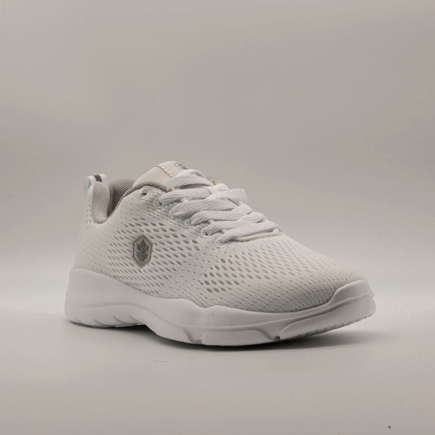 Lumberjack Agatha – Sneakers donna leggere in tessuto con memory foam bianco - scarpe di qualità venduta a Milano da Pli-Pla