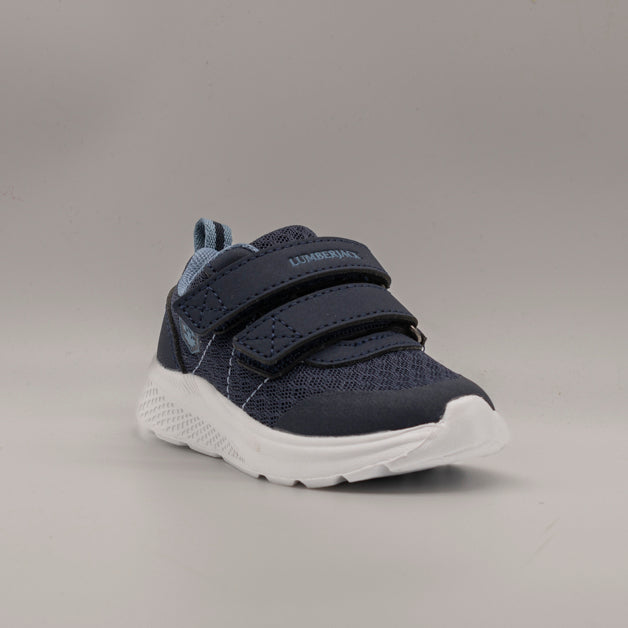 Lumberjack MASHA sneaker bambino con doppio strappo - blu navy - scarpe di qualità venduta a Milano da Pli-Pla