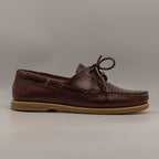 Lumberjack mocassini da barca con lacci NAVIGATOR Brunello - scarpe di qualità venduta a Milano da Pli-Pla