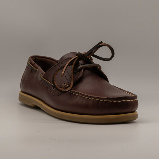 Lumberjack mocassini da barca con lacci NAVIGATOR Brunello - scarpe di qualità venduta a Milano da Pli-Pla