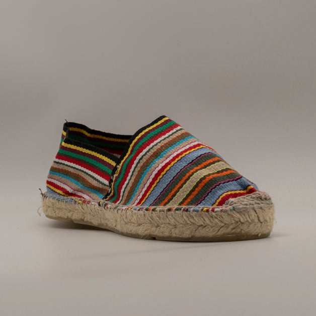 La Maison de l’Espadrille – espadrillas originali cucite a mano - righe multicolor bayadera - scarpe di qualità venduta a Milano da Pli-Pla