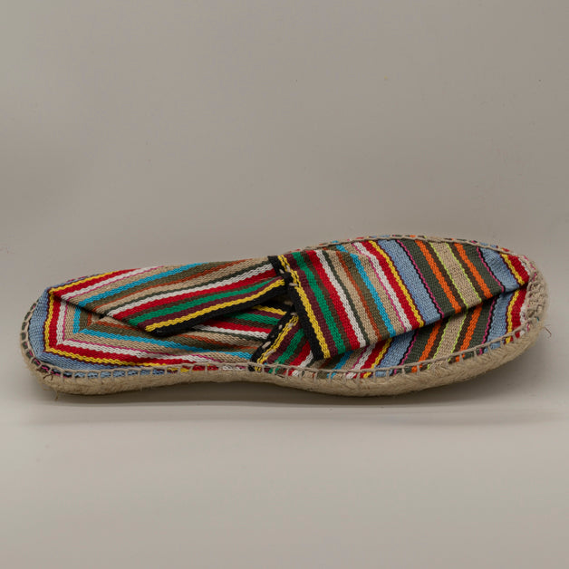 La Maison de l’Espadrille – espadrillas originali cucite a mano - righe multicolor bayadera - scarpe di qualità venduta a Milano da Pli-Pla