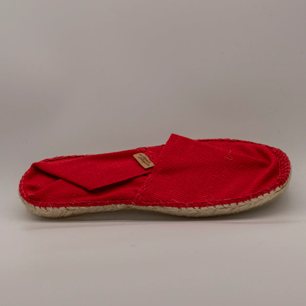 La Maison de l’Espadrille – espadrillas originali cucite a mano - rosso - scarpe di qualità venduta a Milano da Pli-Pla
