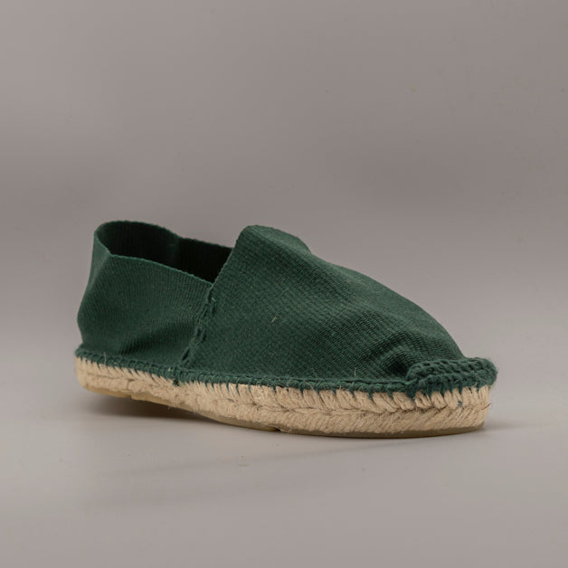La Maison de l’Espadrille – espadrillas originali cucite a mano - verde - scarpe di qualità venduta a Milano da Pli-Pla