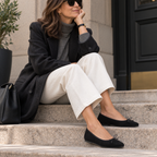 Moska Loska Pli-Pla - Ballerine Made in Italy in Pelle Camoscio Nero - scarpe di qualità venduta a Milano da Pli-Pla