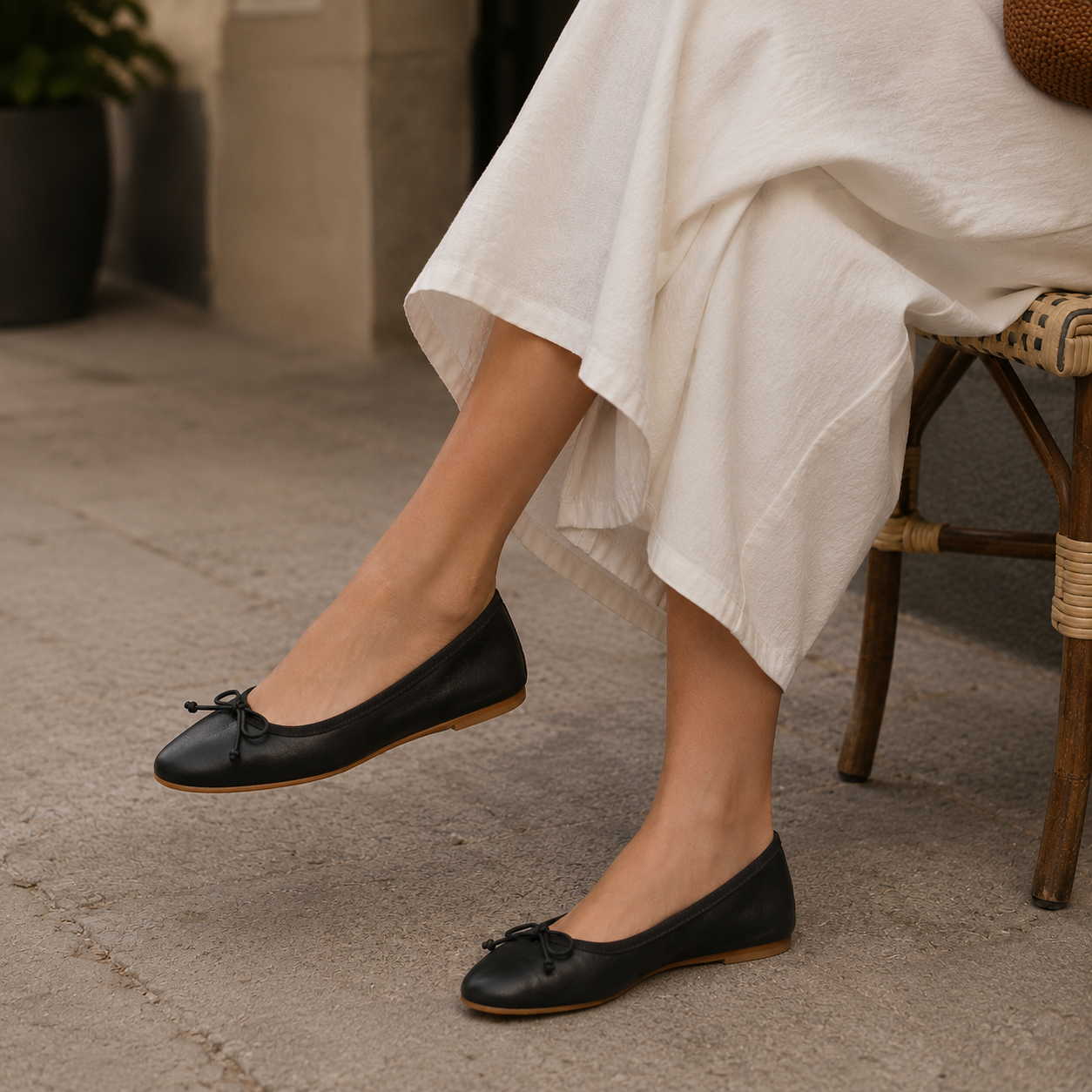 Moska Loska Pli-Pla - Ballerine Made in Italy in Pelle Testa di moro - scarpe di qualità venduta a Milano da Pli-Pla
