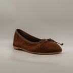 Moska Loska Pli-Pla - Ballerine Made in Italy in Pelle Camoscio Cioccolato - scarpe di qualità venduta a Milano da Pli-Pla