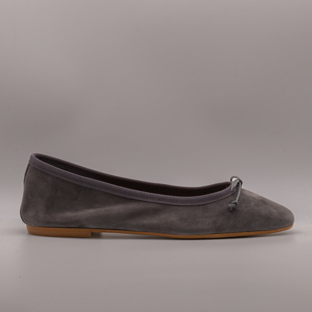 Moska Loska Pli-Pla - Ballerine Made in Italy in Pelle Camoscio Grigio Cocco - scarpe di qualità venduta a Milano da Pli-Pla