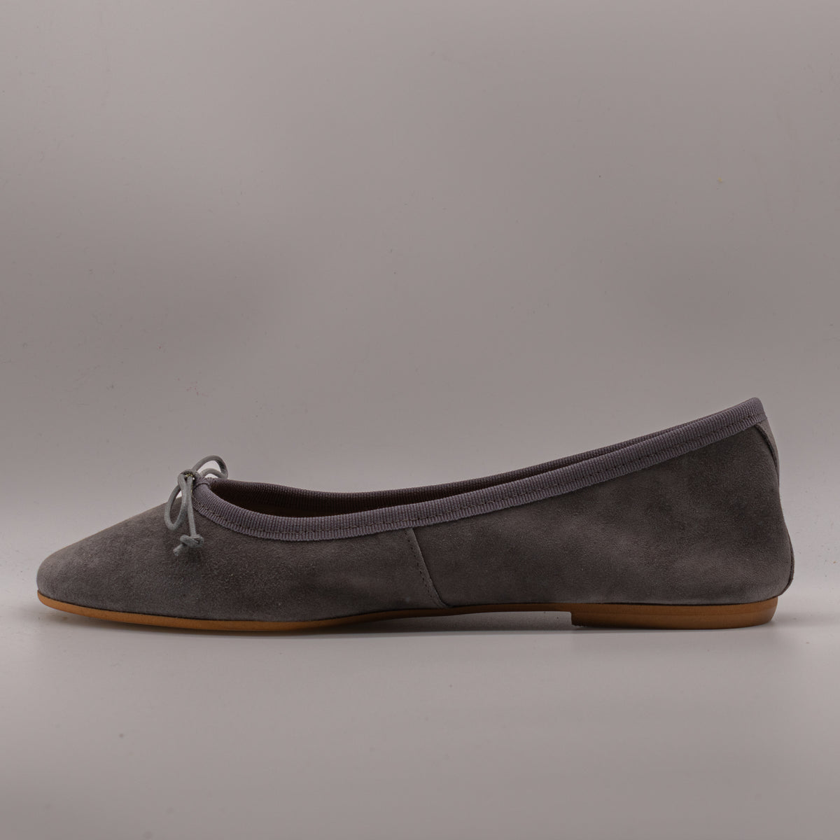 Moska Loska Pli-Pla - Ballerine Made in Italy in Pelle Camoscio Grigio Cocco - scarpe di qualità venduta a Milano da Pli-Pla