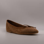 Moska Loska Pli-Pla - Ballerine Made in Italy in Pelle Camoscio Marrone Sella - scarpe di qualità venduta a Milano da Pli-Pla