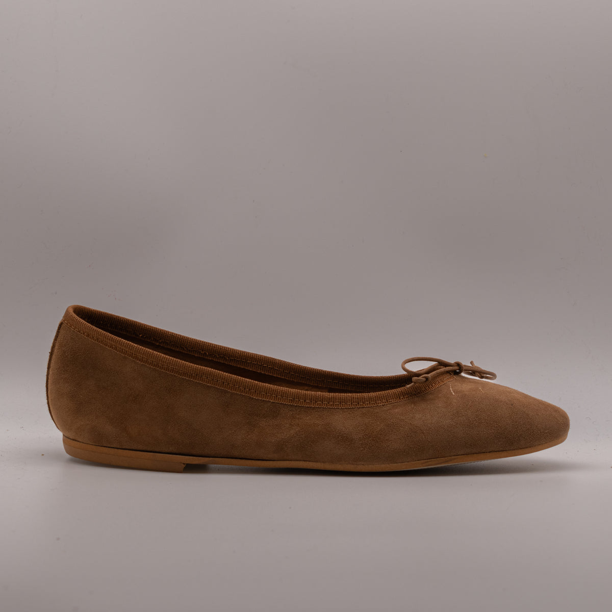 Moska Loska Pli-Pla - Ballerine Made in Italy in Pelle Camoscio Marrone Sella - scarpe di qualità venduta a Milano da Pli-Pla