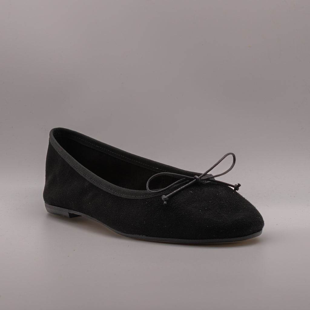 Moska Loska Pli-Pla - Ballerine Made in Italy in Pelle Camoscio Nero - scarpe di qualità venduta a Milano da Pli-Pla