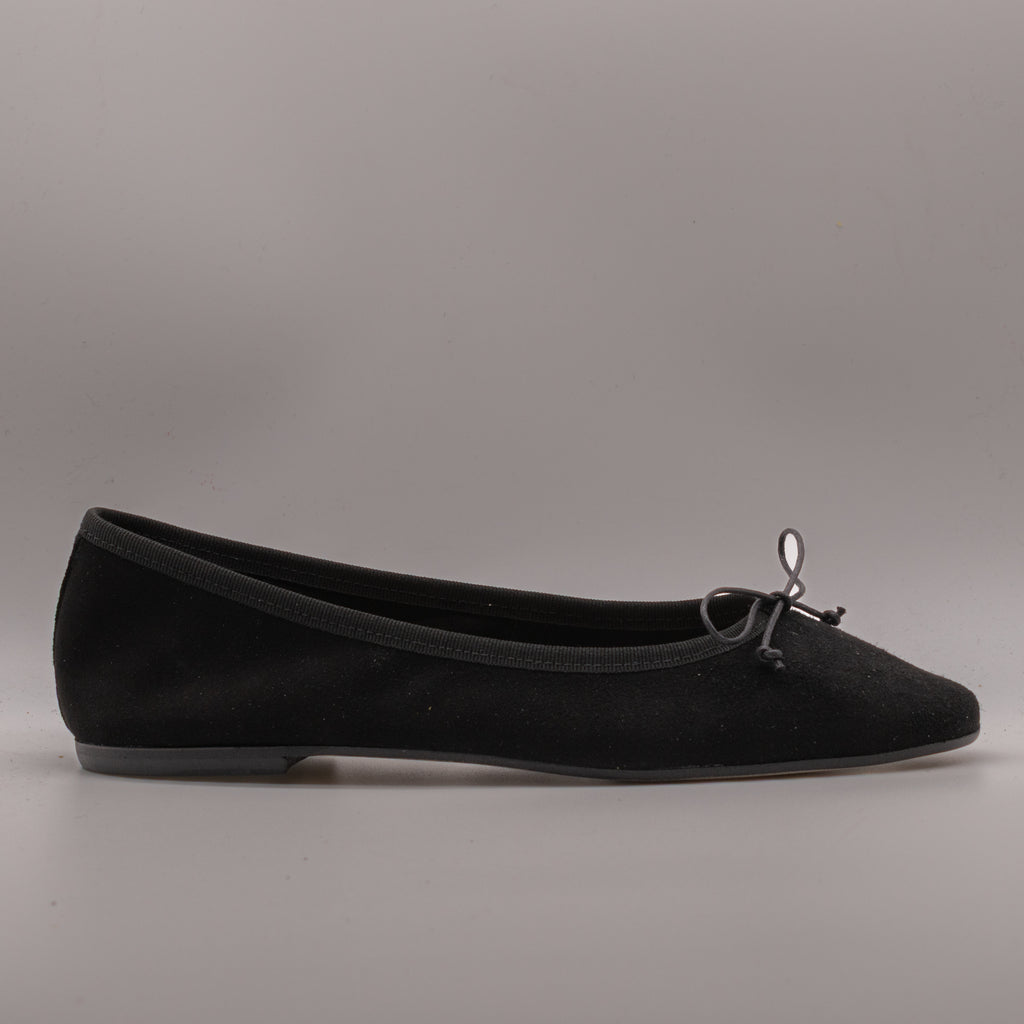 Moska Loska Pli-Pla - Ballerine Made in Italy in Pelle Camoscio Nero - scarpe di qualità venduta a Milano da Pli-Pla