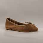 Moska Loska Pli-Pla - Ballerine Made in Italy in Pelle Camoscio Tabacco - scarpe di qualità venduta a Milano da Pli-Pla