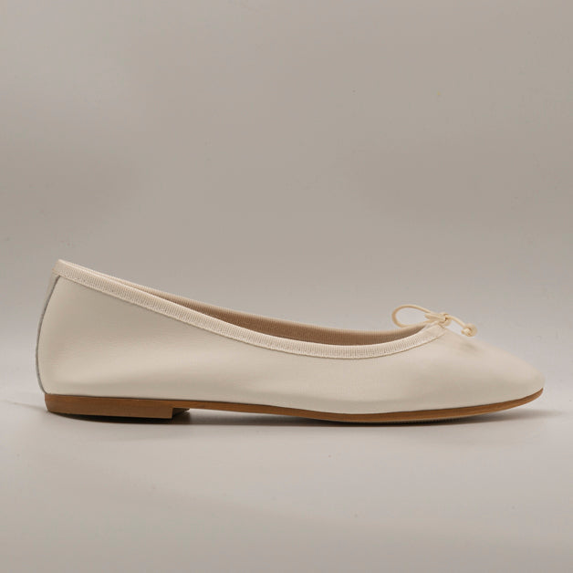 Moska Loska Pli-Pla - Ballerine Made in Italy in Pelle Bianco - scarpe di qualità venduta a Milano da Pli-Pla