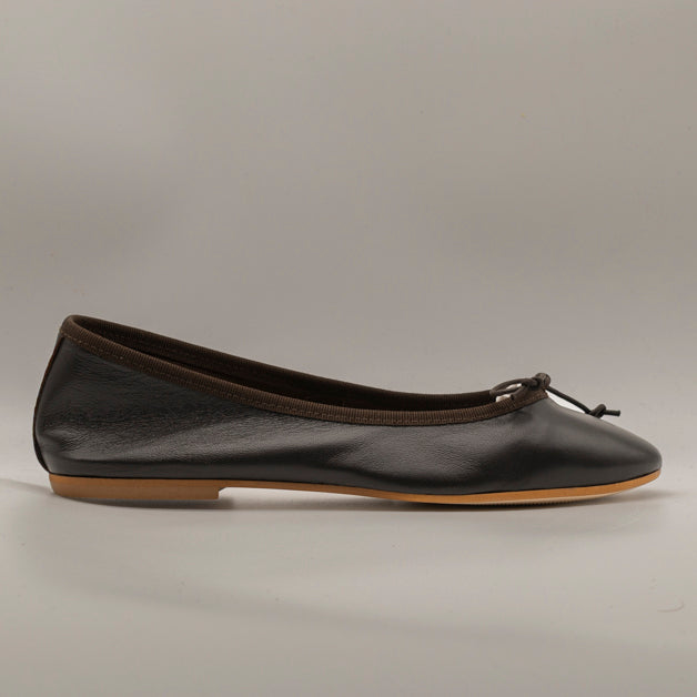 Moska Loska Pli-Pla - Ballerine Made in Italy in Pelle Testa di moro - scarpe di qualità venduta a Milano da Pli-Pla