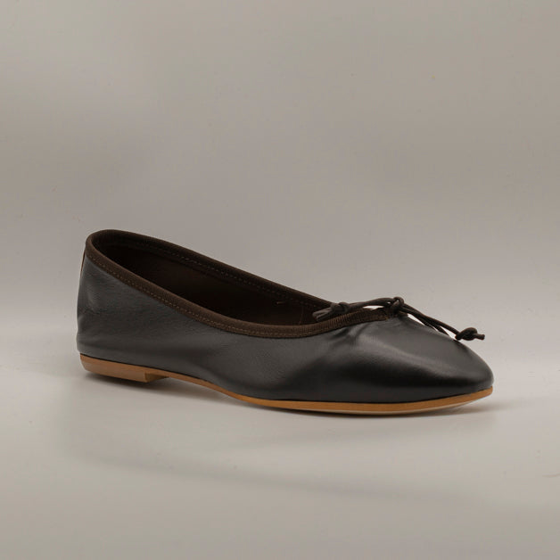 Moska Loska Pli-Pla - Ballerine Made in Italy in Pelle Testa di moro - scarpe di qualità venduta a Milano da Pli-Pla