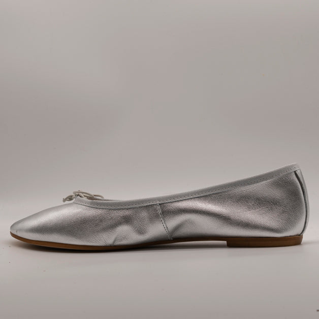 Moska Loska Pli-Pla - Ballerine Made in Italy in Pelle Argento - scarpe di qualità venduta a Milano da Pli-Pla
