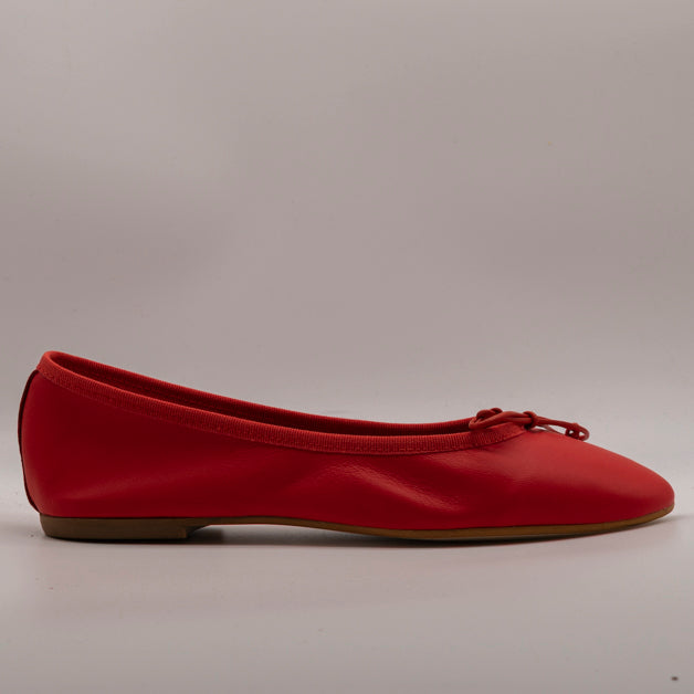 Moska Loska Pli-Pla - Ballerine Made in Italy in Pelle Rosso - scarpe di qualità venduta a Milano da Pli-Pla