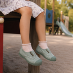 Natural World Old Grape 470E – sneaker bambino in cotone organico leggere e traspiranti - verde aqua - scarpe di qualità venduta a Milano da Pli-Pla