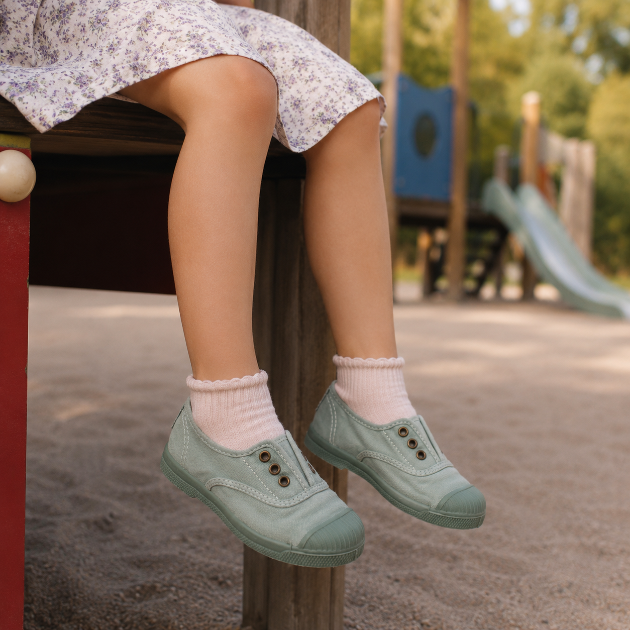Natural World Old Grape 470E – sneaker bambino in cotone organico leggere e traspiranti - verde aqua - scarpe di qualità venduta a Milano da Pli-Pla