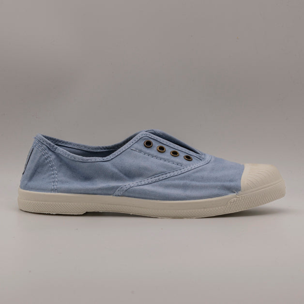 Natural World Old Lavanda 102E – slip-on in cotone organico comode e traspiranti - azzurro - scarpe di qualità venduta a Milano da Pli-Pla