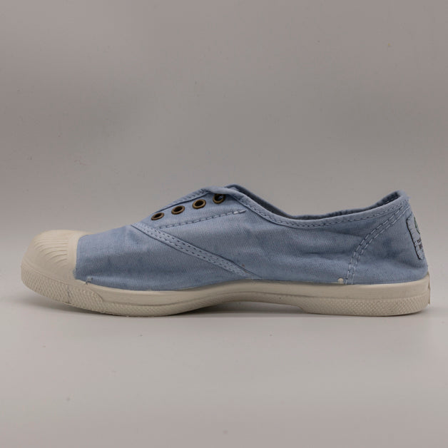 Natural World Old Lavanda 102E – slip-on in cotone organico comode e traspiranti - azzurro - scarpe di qualità venduta a Milano da Pli-Pla