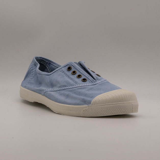 Natural World Old Lavanda 102E – slip-on in cotone organico comode e traspiranti - azzurro - scarpe di qualità venduta a Milano da Pli-Pla