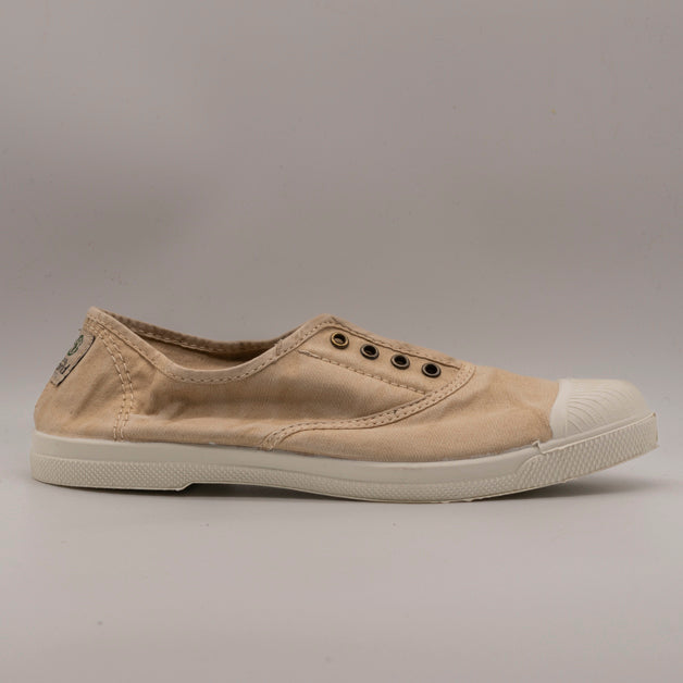 Natural World Old Lavanda 102E – slip-on in cotone organico comode e traspiranti - beige chiaro - scarpe di qualità venduta a Milano da Pli-Pla