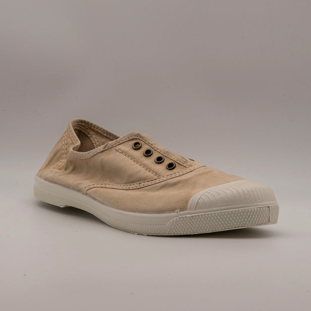 Natural World Old Lavanda 102E – slip-on in cotone organico comode e traspiranti - beige chiaro - scarpe di qualità venduta a Milano da Pli-Pla