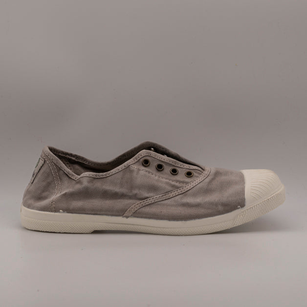 Natural World Old Lavanda 102E – slip-on in cotone organico comode e traspiranti - grigio chiaro - scarpe di qualità venduta a Milano da Pli-Pla