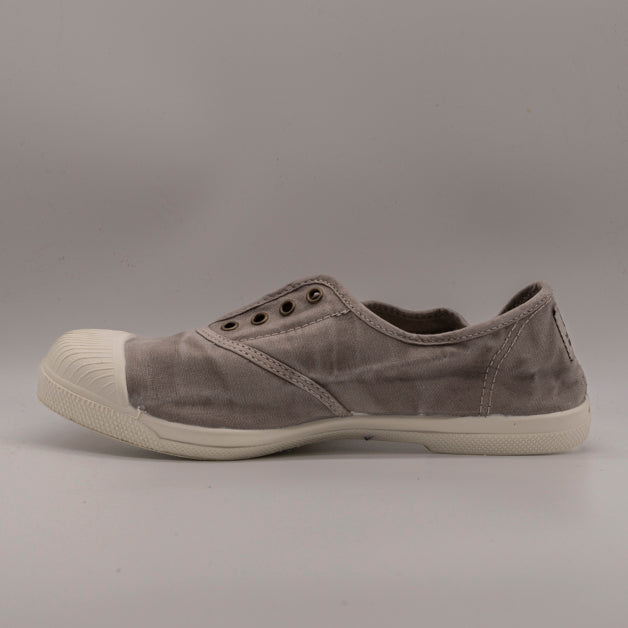 Natural World Old Lavanda 102E – slip-on in cotone organico comode e traspiranti - grigio chiaro - scarpe di qualità venduta a Milano da Pli-Pla