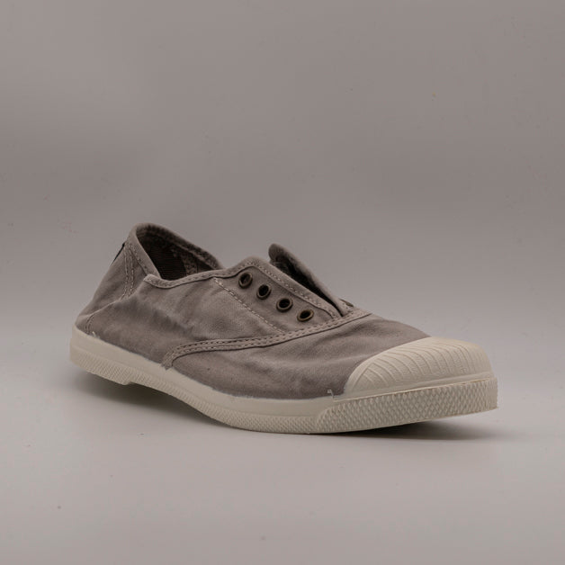 Natural World Old Lavanda 102E – slip-on in cotone organico comode e traspiranti - grigio chiaro - scarpe di qualità venduta a Milano da Pli-Pla