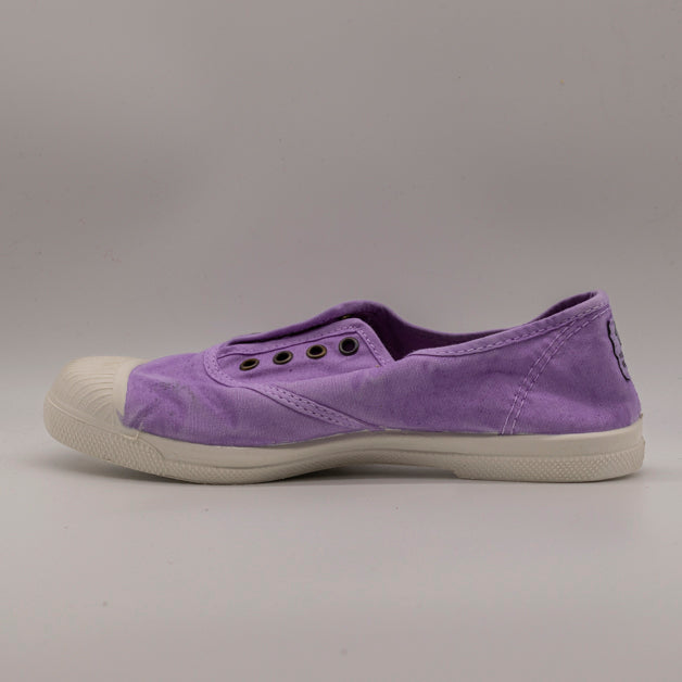 Natural World Old Lavanda 102E – slip-on in cotone organico comode e traspiranti - lilla - scarpe di qualità venduta a Milano da Pli-Pla