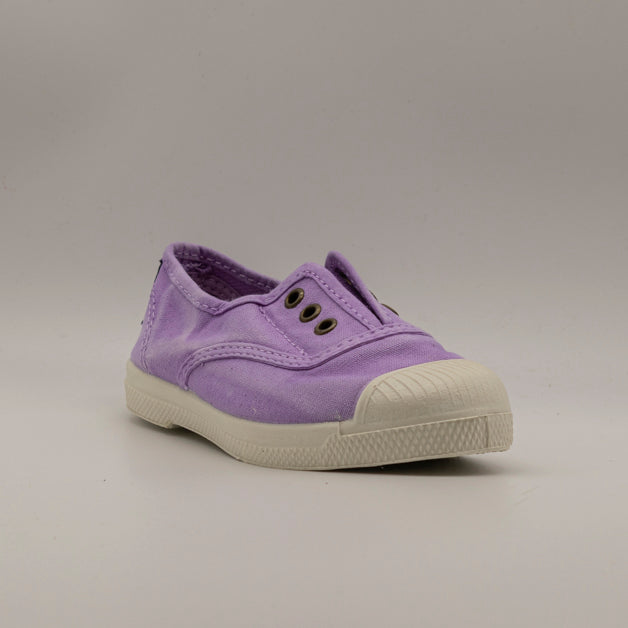 Natural World Old Grape 470E – sneaker bambino in cotone organico leggere e traspiranti - lilla - scarpe di qualità venduta a Milano da Pli-Pla