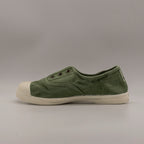 Natural World Old Grape 470E – sneaker bambino in cotone organico leggere e traspiranti - verde oliva - scarpe di qualità venduta a Milano da Pli-Pla