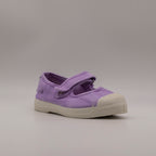 Natural World Old Cebosa 476E – sneaker bambina stile Mary Jane in cotone organico - lilla - scarpe di qualità venduta a Milano da Pli-Pla