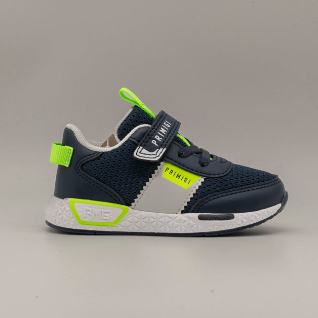 Primigi 1447622 – Sneakers bambino sportive con velcro e lacci elastici blu navy - scarpe di qualità venduta a Milano da Pli-Pla