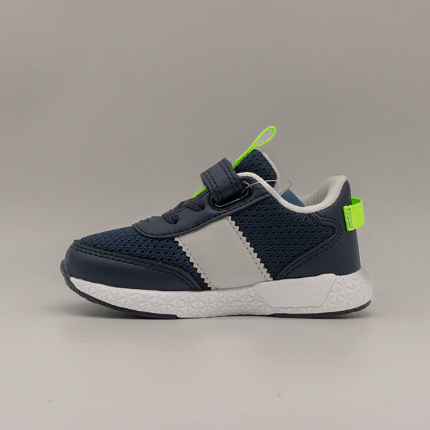 Primigi 1447622 – Sneakers bambino sportive con velcro e lacci elastici blu navy - scarpe di qualità venduta a Milano da Pli-Pla