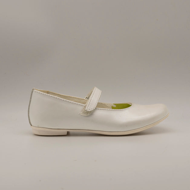 Primigi 1922633 – ballerine bambina in pelle con cinturino - bianco - scarpe di qualità venduta a Milano da Pli-Pla