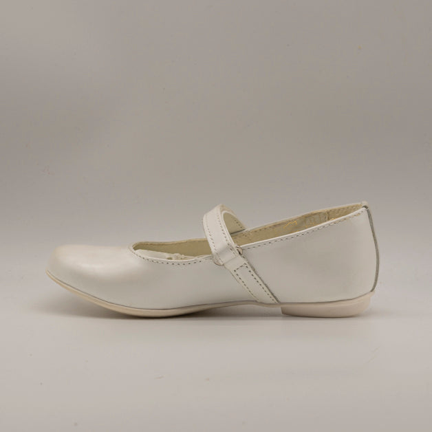 Primigi 1922633 – ballerine bambina in pelle con cinturino - bianco - scarpe di qualità venduta a Milano da Pli-Pla