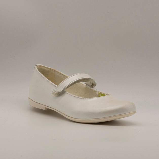 Primigi 1922633 – ballerine bambina in pelle con cinturino - bianco - scarpe di qualità venduta a Milano da Pli-Pla