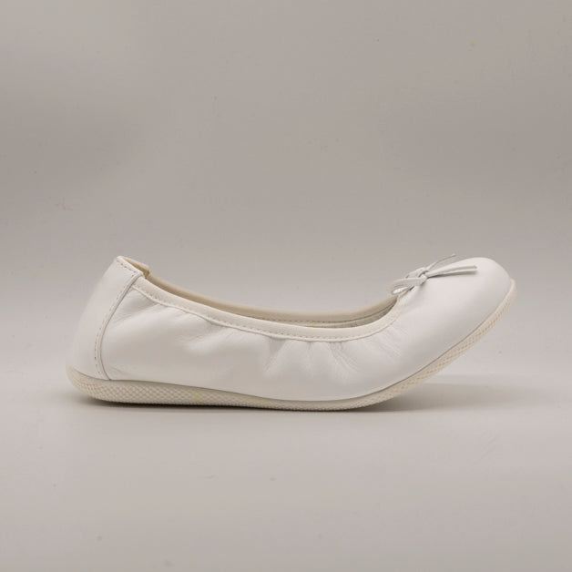 Primigi 5925244 – ballerine elastiche bambina in pelle morbida - bianco - scarpe di qualità venduta a Milano da Pli-Pla