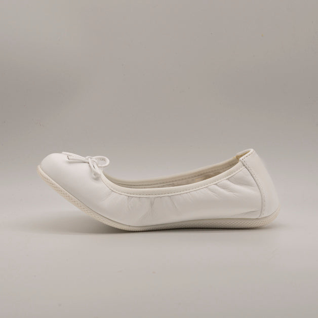 Primigi 5925244 – ballerine elastiche bambina in pelle morbida - bianco - scarpe di qualità venduta a Milano da Pli-Pla