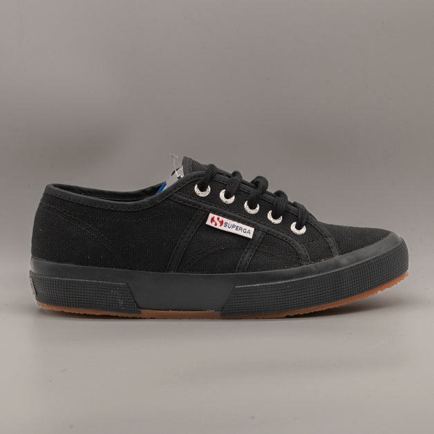 Superga 2750 Cotu Classic – sneaker in cotone iconica e senza tempo - total black - scarpe di qualità venduta a Milano da Pli-Pla