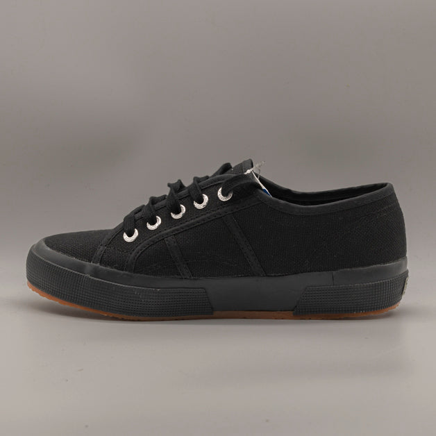 Superga 2750 Cotu Classic – sneaker in cotone iconica e senza tempo - total black - scarpe di qualità venduta a Milano da Pli-Pla